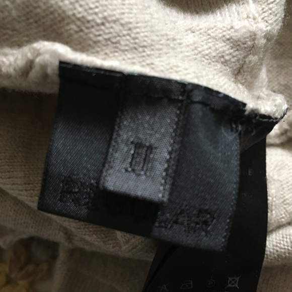 OSKA Oatmeal Beige Wool Textured Sweater II M/L - Picture 5 of 6